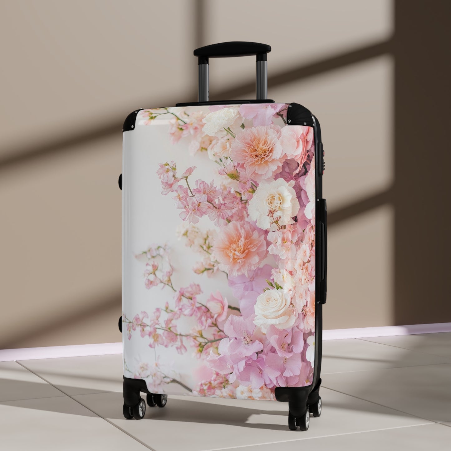 Nature Flowers Floral Pastel Beautiful Art Carry-On Suitcase - Stylish Luggage for Travelers