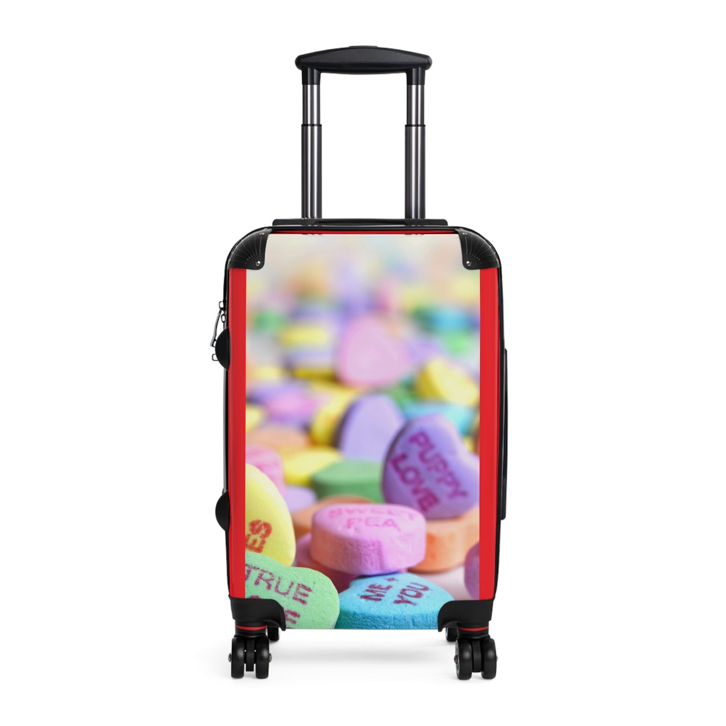 Love Heart Valentine Art Carry-On Suitcase - Stylish Luggage for Travelers