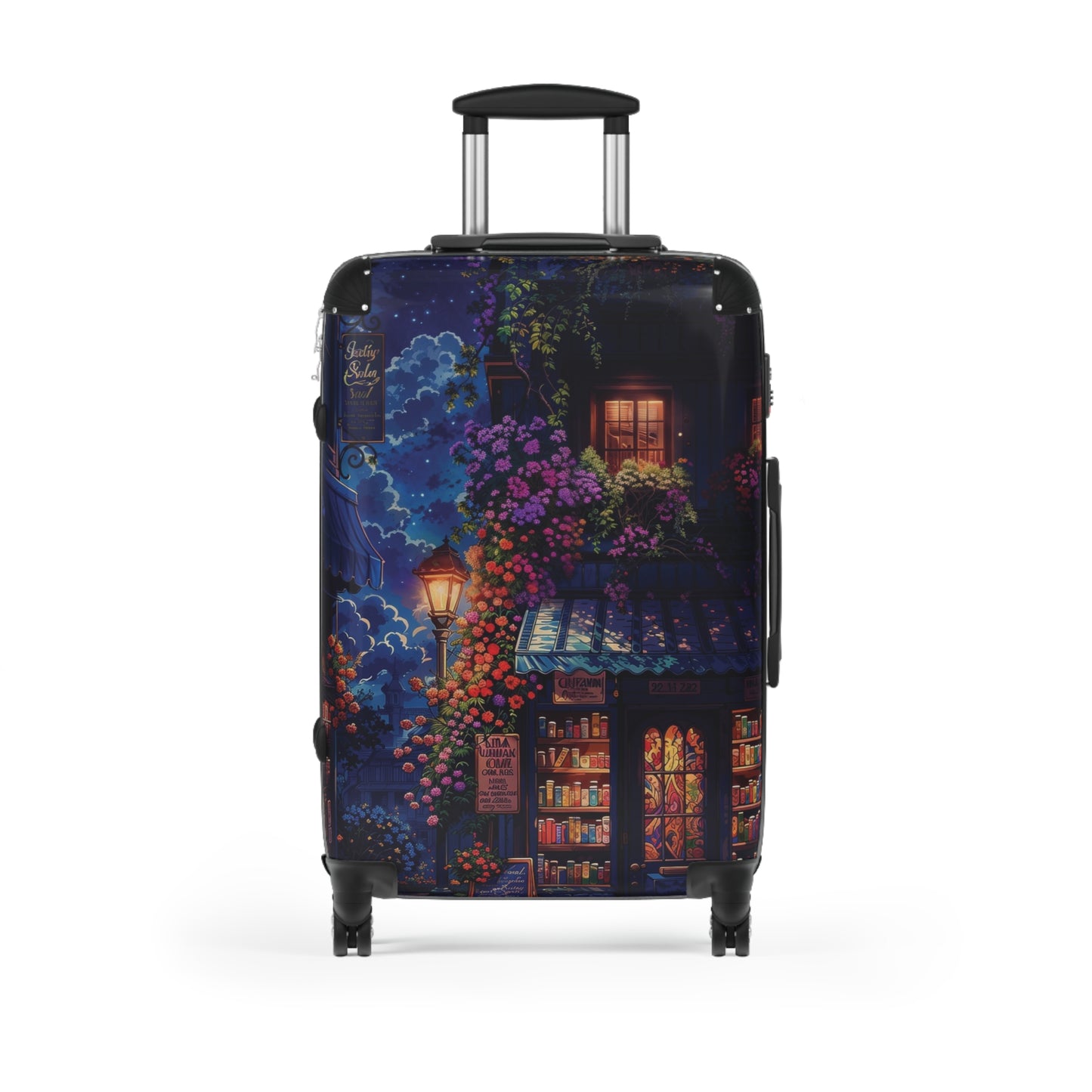 Art Cozy Shop Night Carry-On Suitcase - Stylish Luggage for Travelers