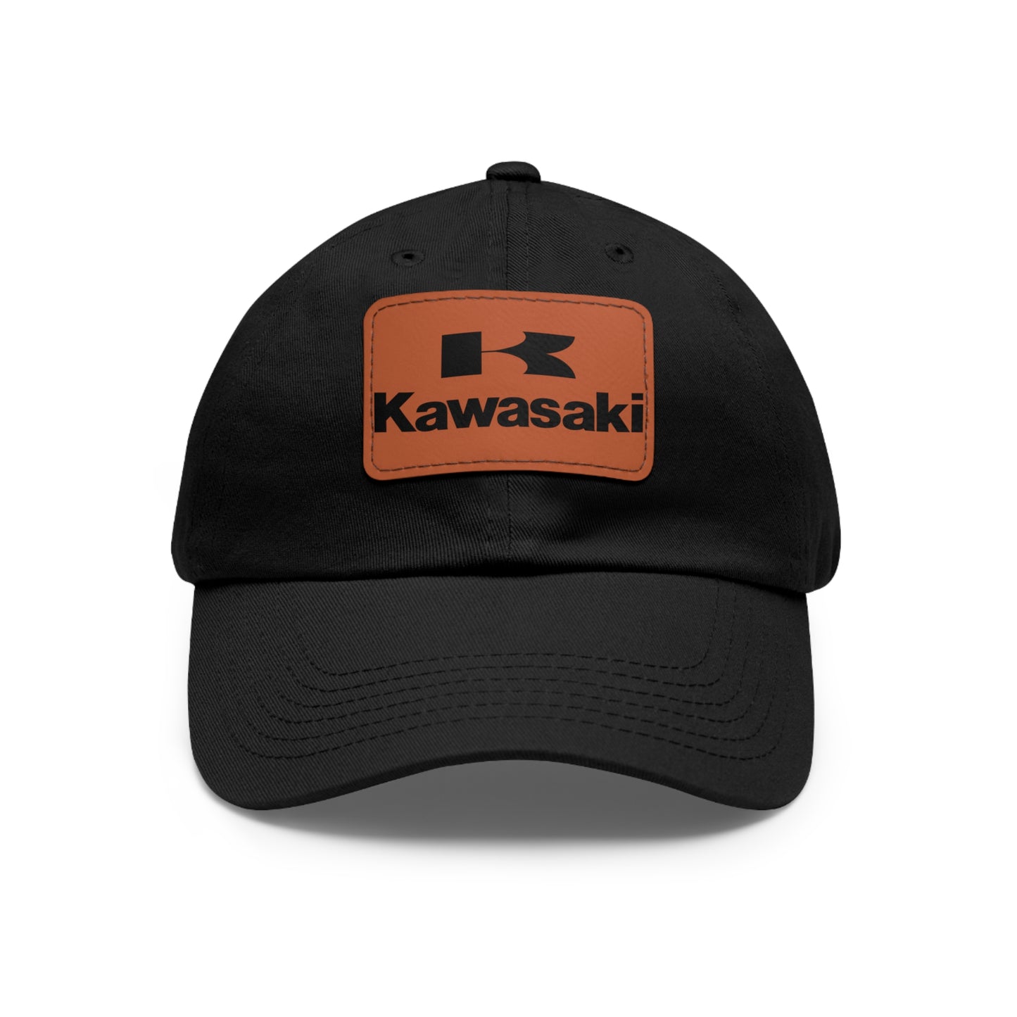 Dad Leather Patch Hat Kawasaki Auto – Timeless Style, Perfect Fit