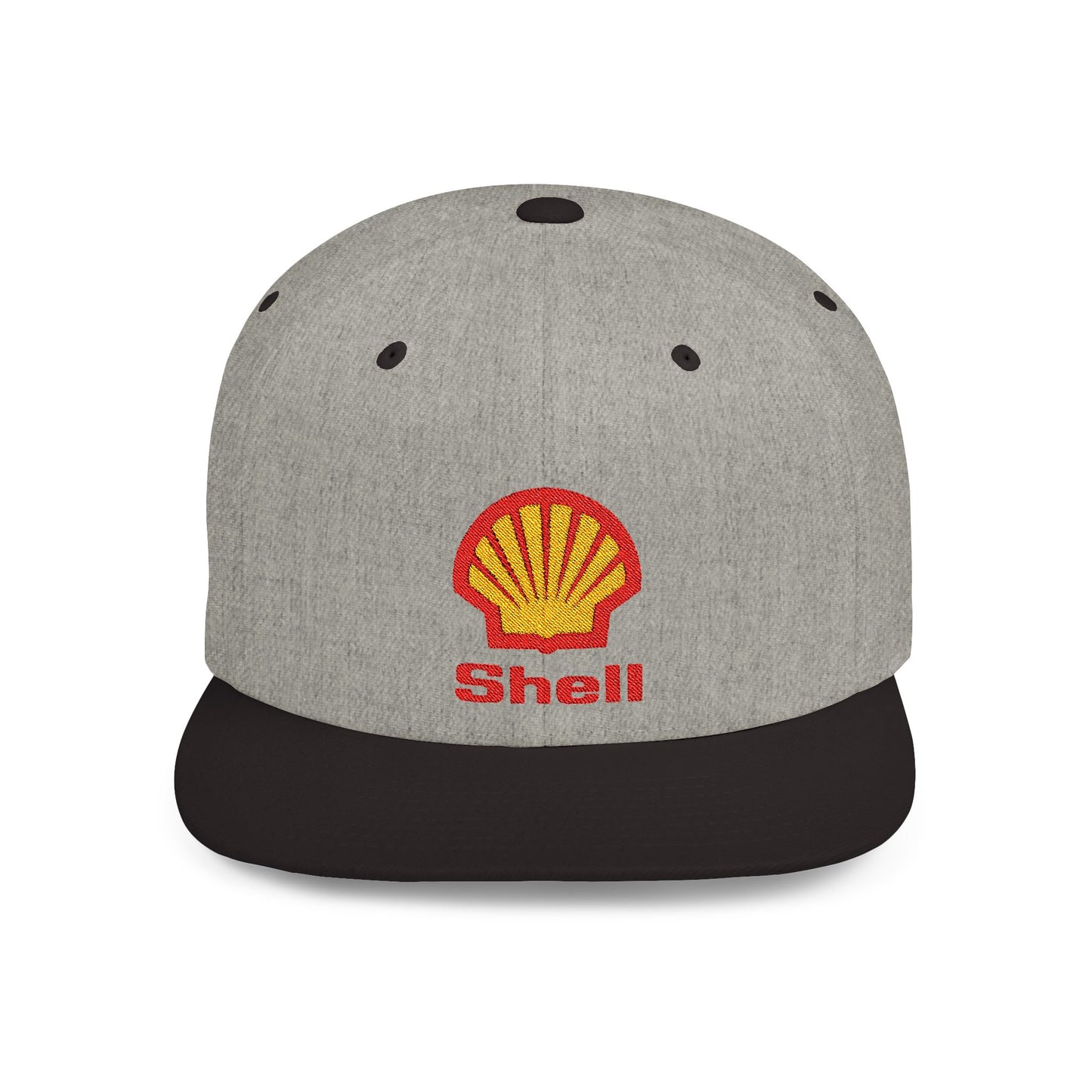 Shell Flat Bill Snapback – Lightweight, Custom Fit, Premium Quality