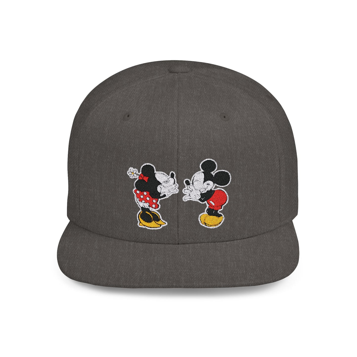 Classic Minnie Mouse Mickey Mouse Flat Bill Snapback – Lightweight, Custom Fit, Premium Quality