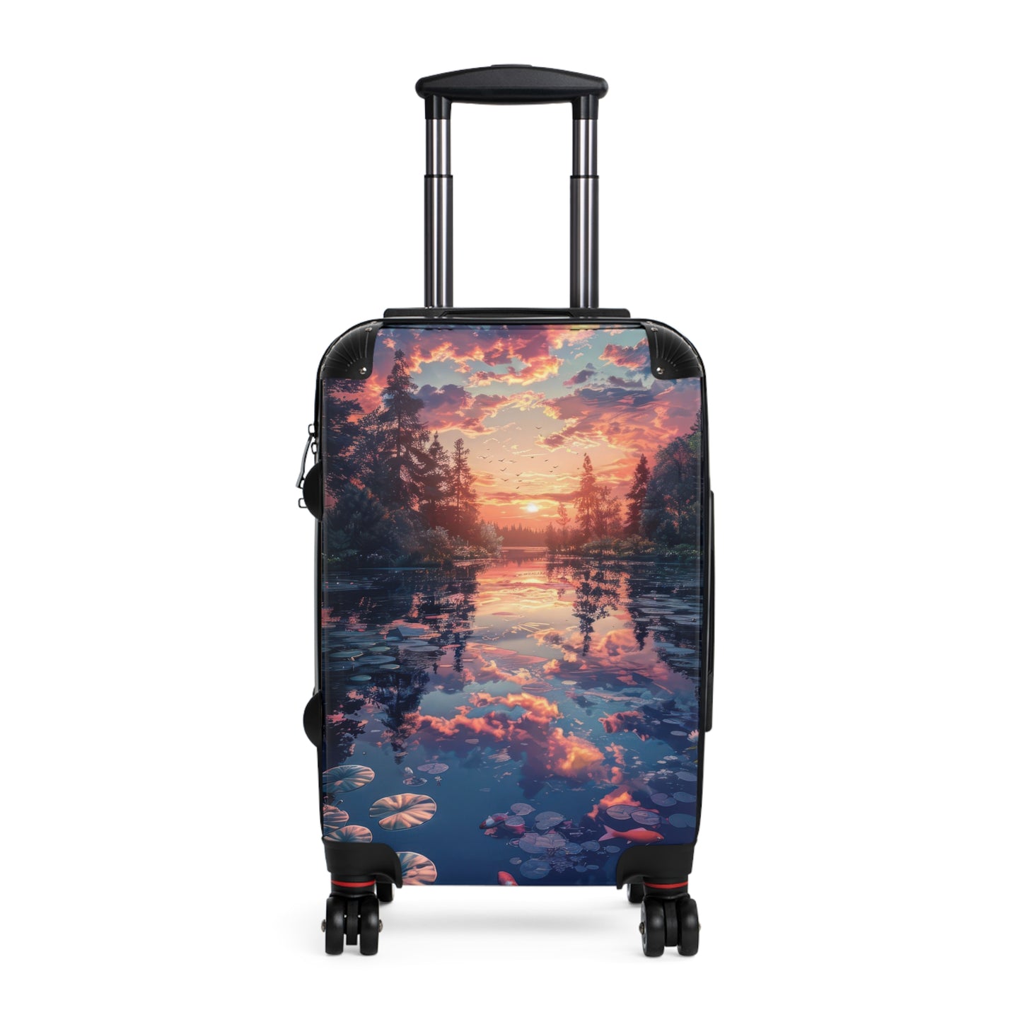 Nature Sunset Tranquil Art Carry-On Suitcase - Stylish Luggage for Travelers