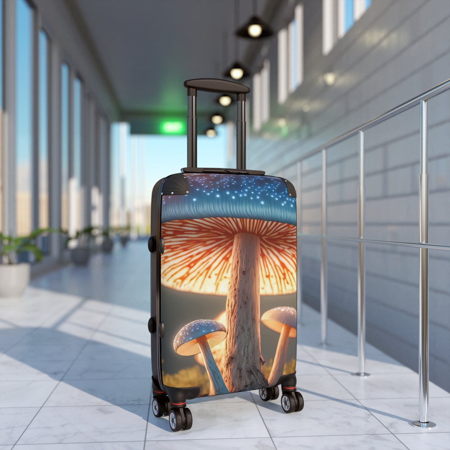 Art Mushroom Forest Carry-On Suitcase - Stylish Luggage for Travelers