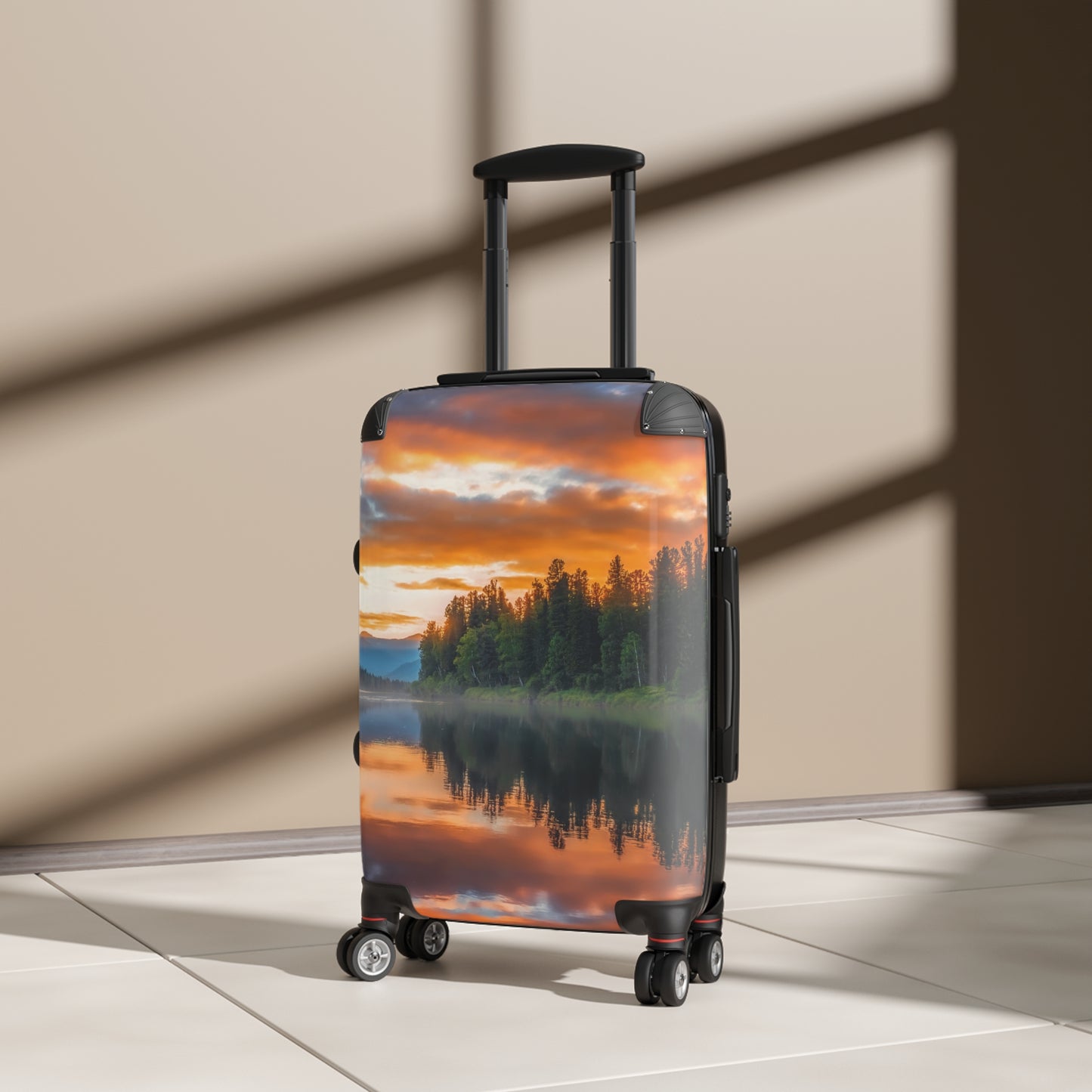 Nature Forest River Art Carry-On Suitcase - Stylish Luggage for Travelers