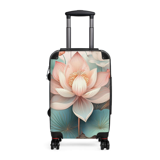 Nature Flowers Floral Dedicated Pink Art Carry-On Suitcase - Stylish Luggage for Travelers