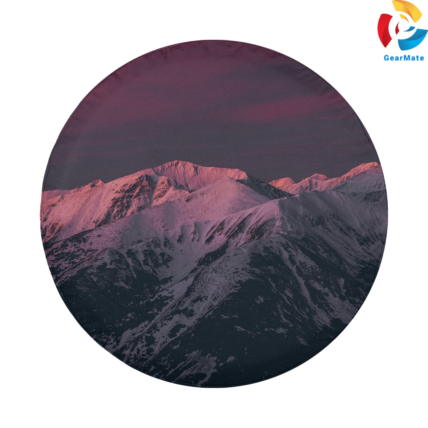Mountains Pink Sky Spare Tire Cover – Premium Waterproof UV Resistant Protector
