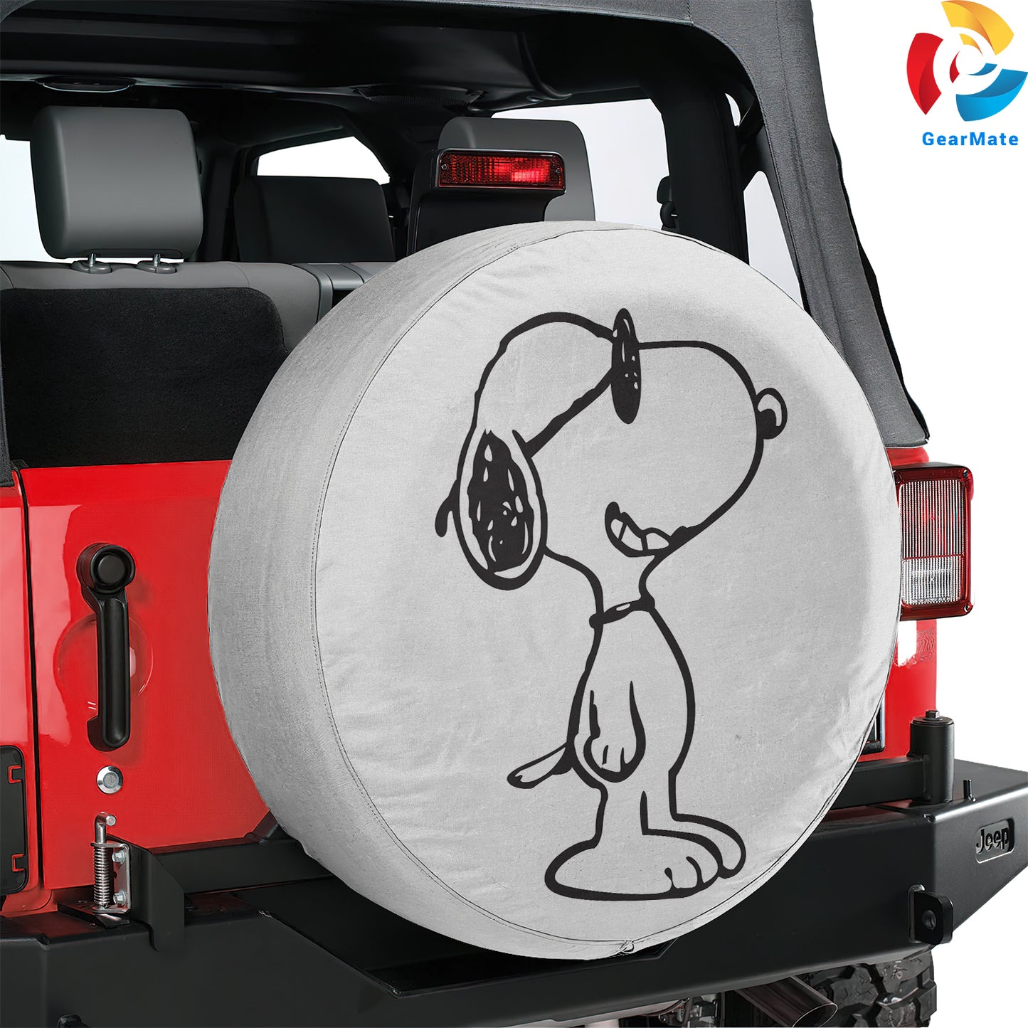 Snoopy Spare Tire Cover – Premium Waterproof UV Resistant Protector