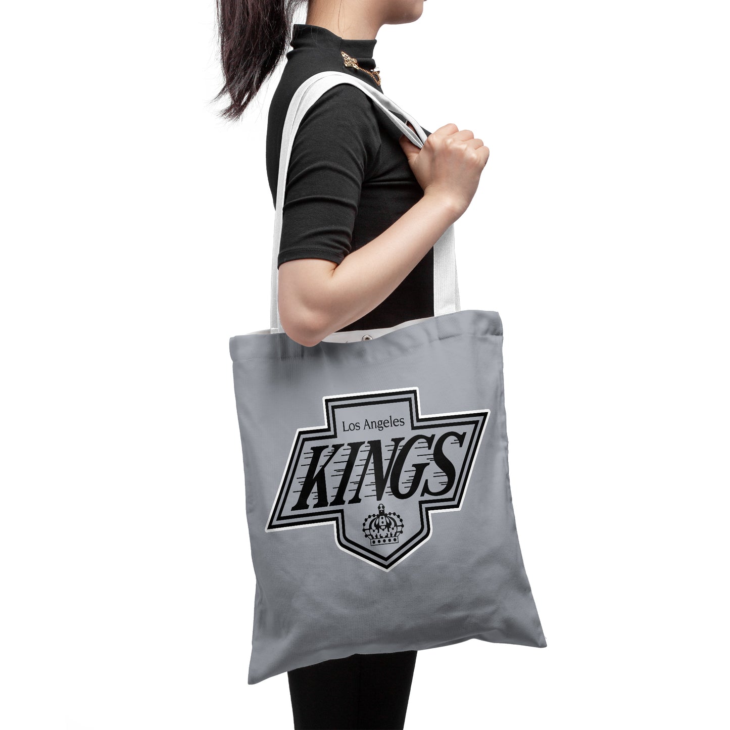 NHL Los Angeles Kings Polyester Canvas Tote Bag – Durable and Stylish