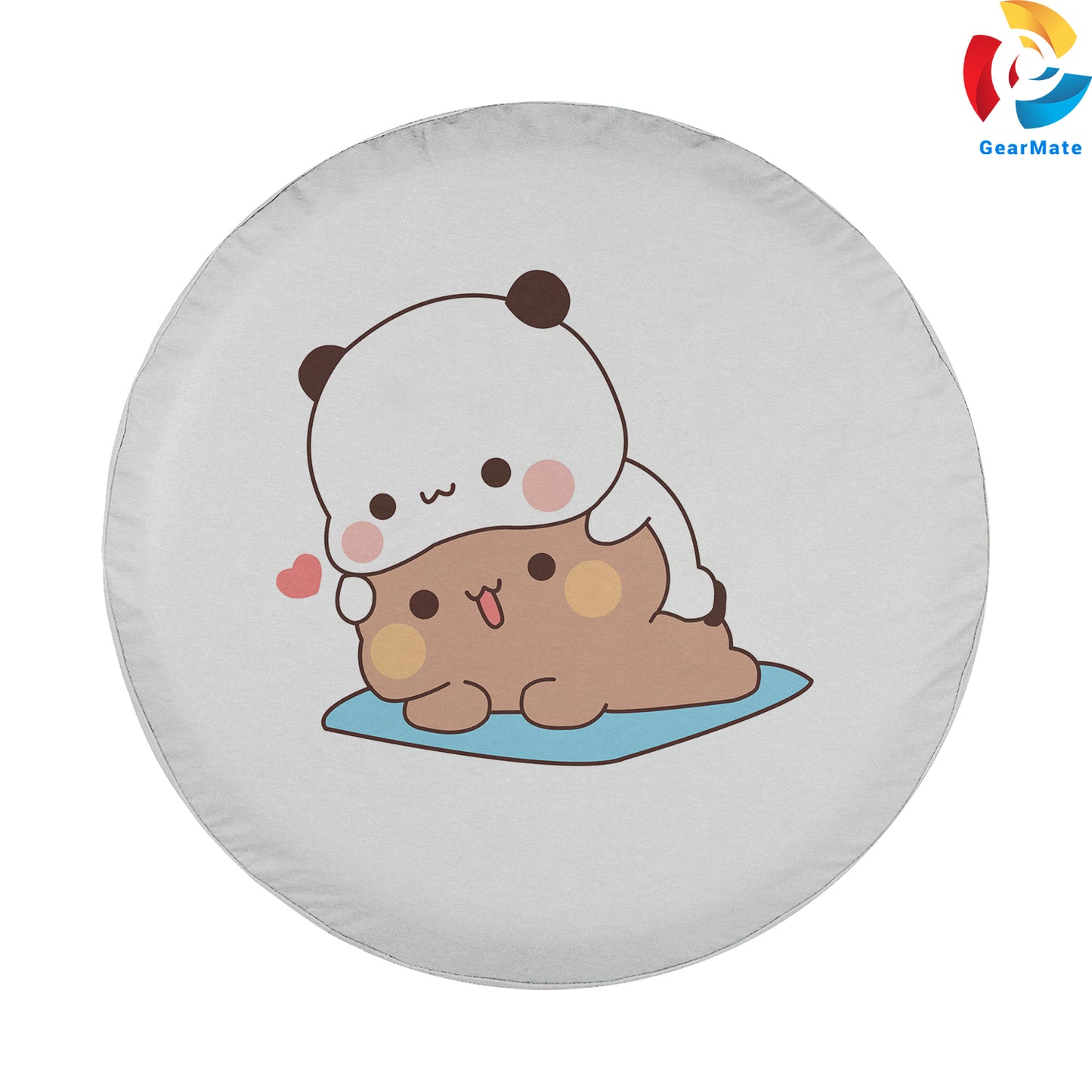 Milk Bear Mocha Spare Tire Cover – Premium Waterproof UV Resistant Protector