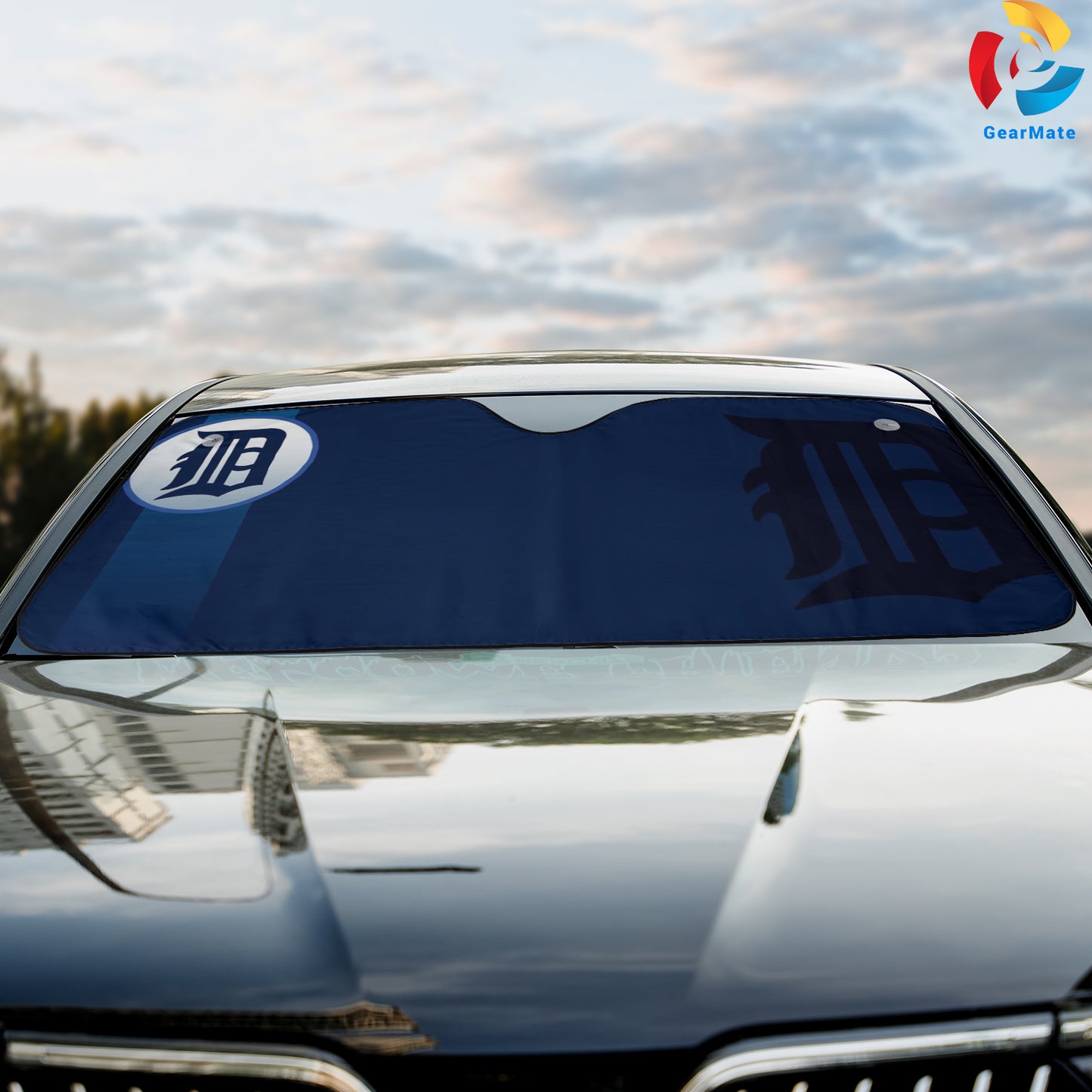 Detroit Tigers MLB Baseball Team Merch Reflective Car Sunshade – Premium Heat & UV Protection, Universal Fit