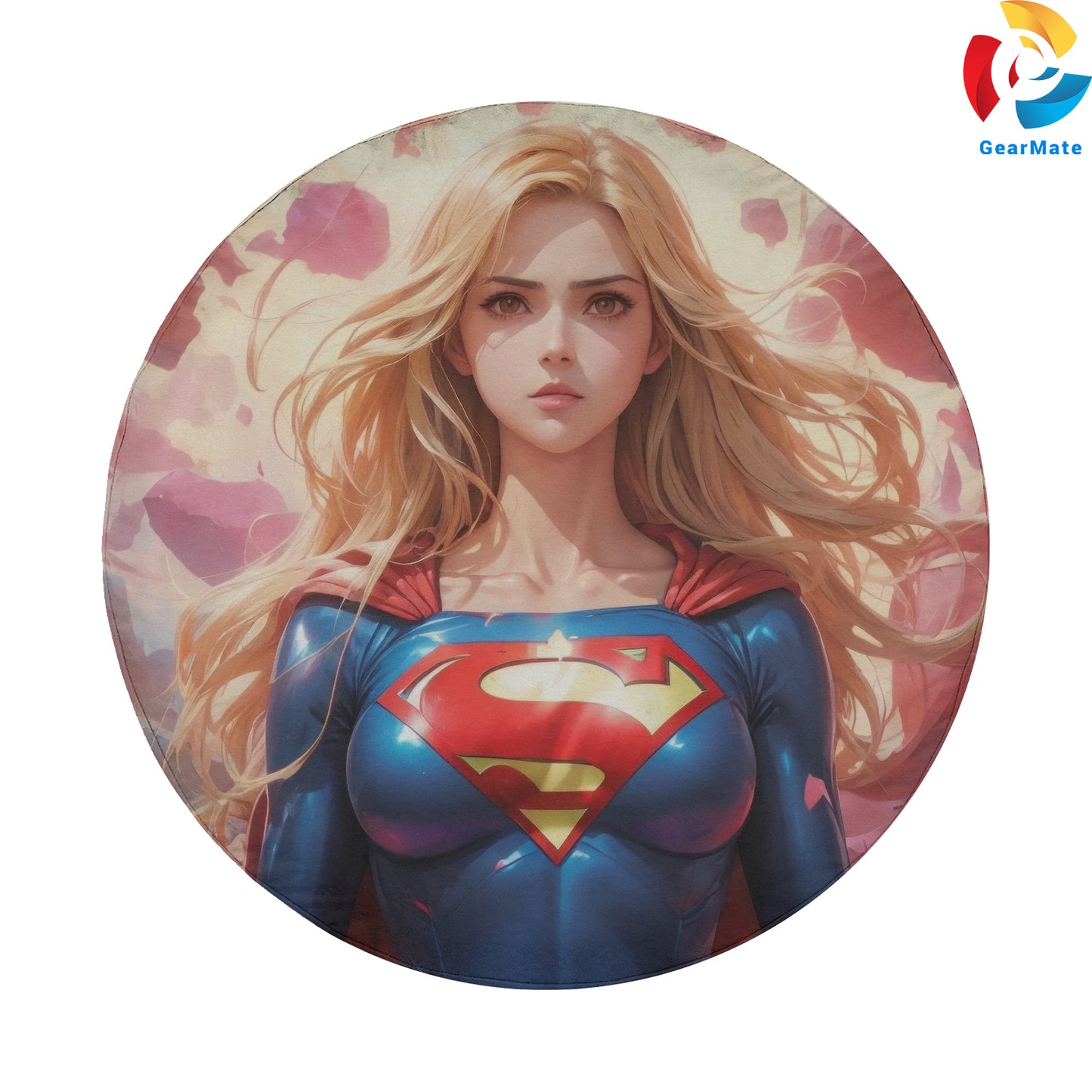 DC Super Girl Comics Spare Tire Cover – Premium Waterproof UV Resistant Protector