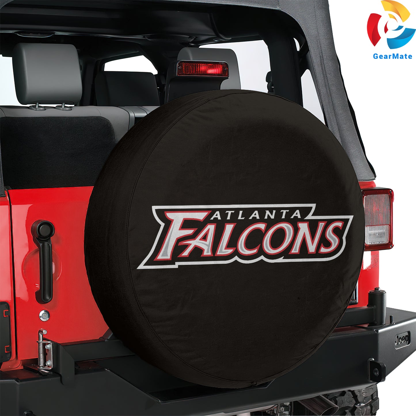 Atlanta Falcons NFL Fans Spare Tire Cover – Premium Waterproof UV-Resistant Protector