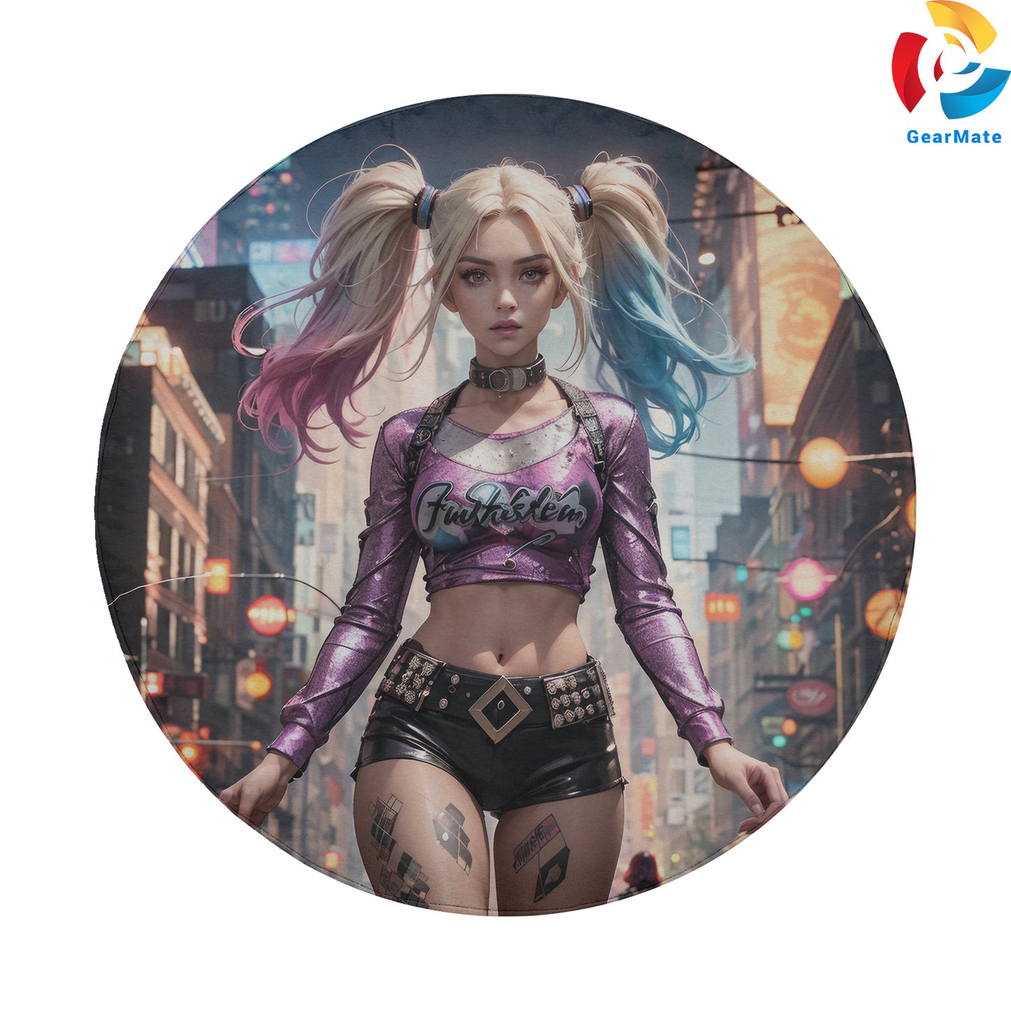 DC Harley Quinn Comics Spare Tire Cover – Premium Waterproof UV Resistant Protector