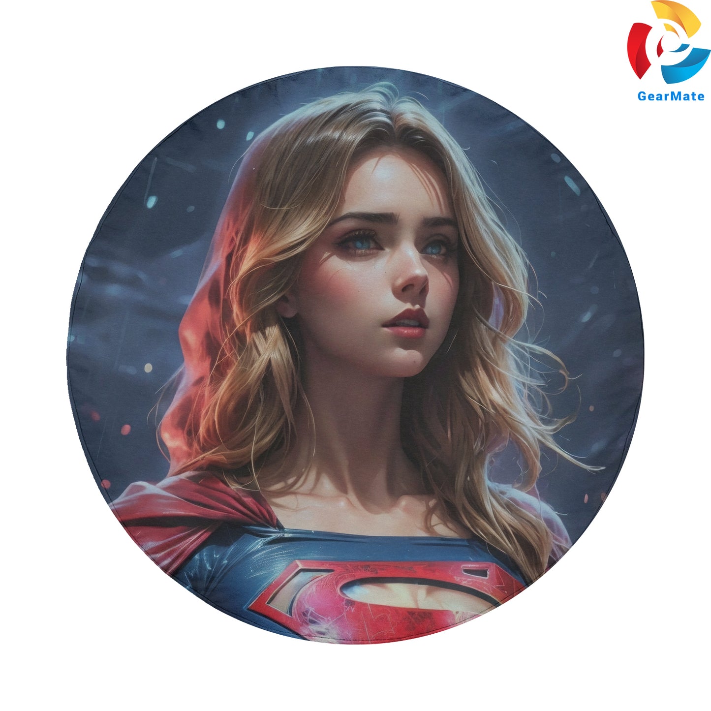 DC Super Girl Comics Spare Tire Cover – Premium Waterproof UV Resistant Protector