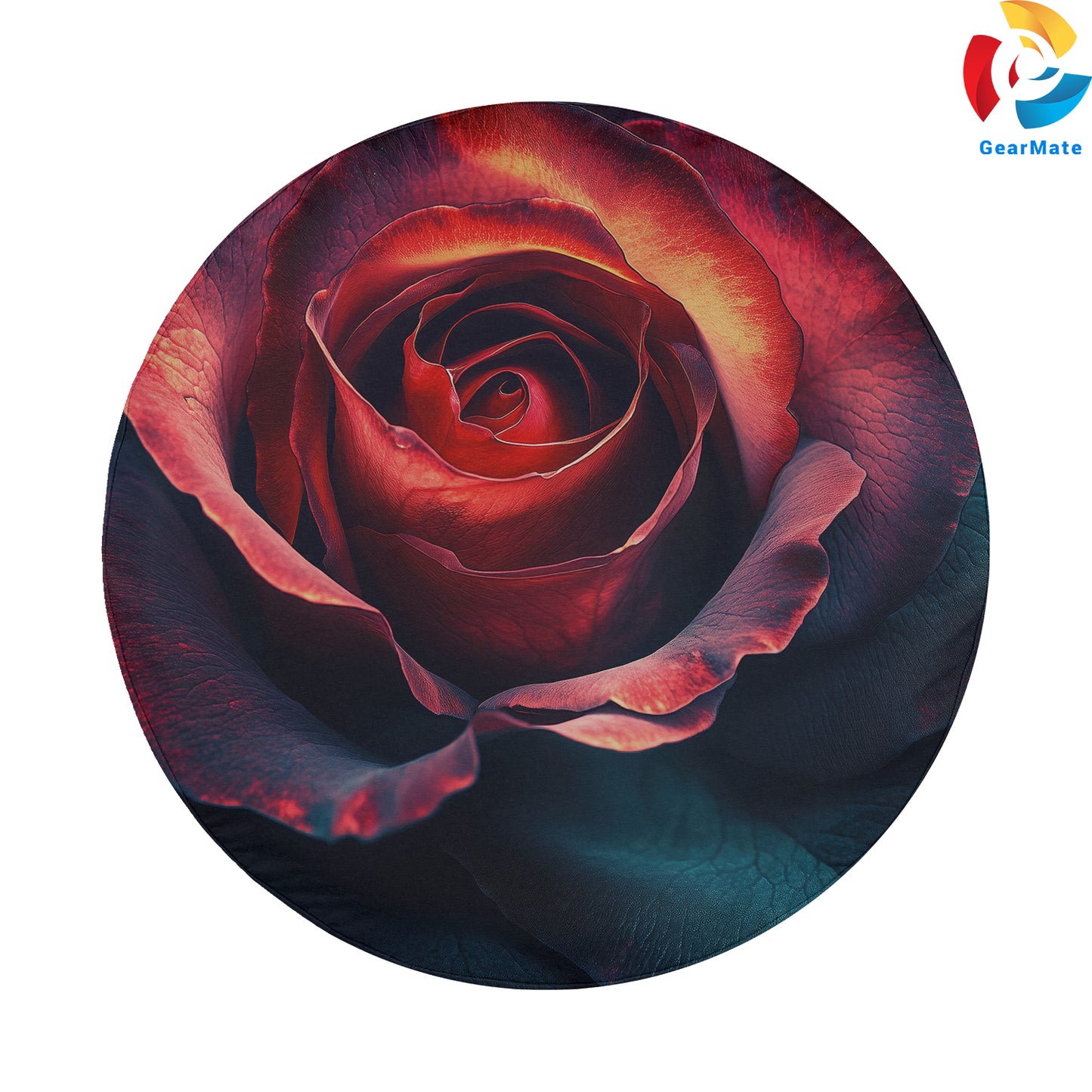 Rose Flower Red Spare Tire Cover – Premium Waterproof UV Resistant Protector