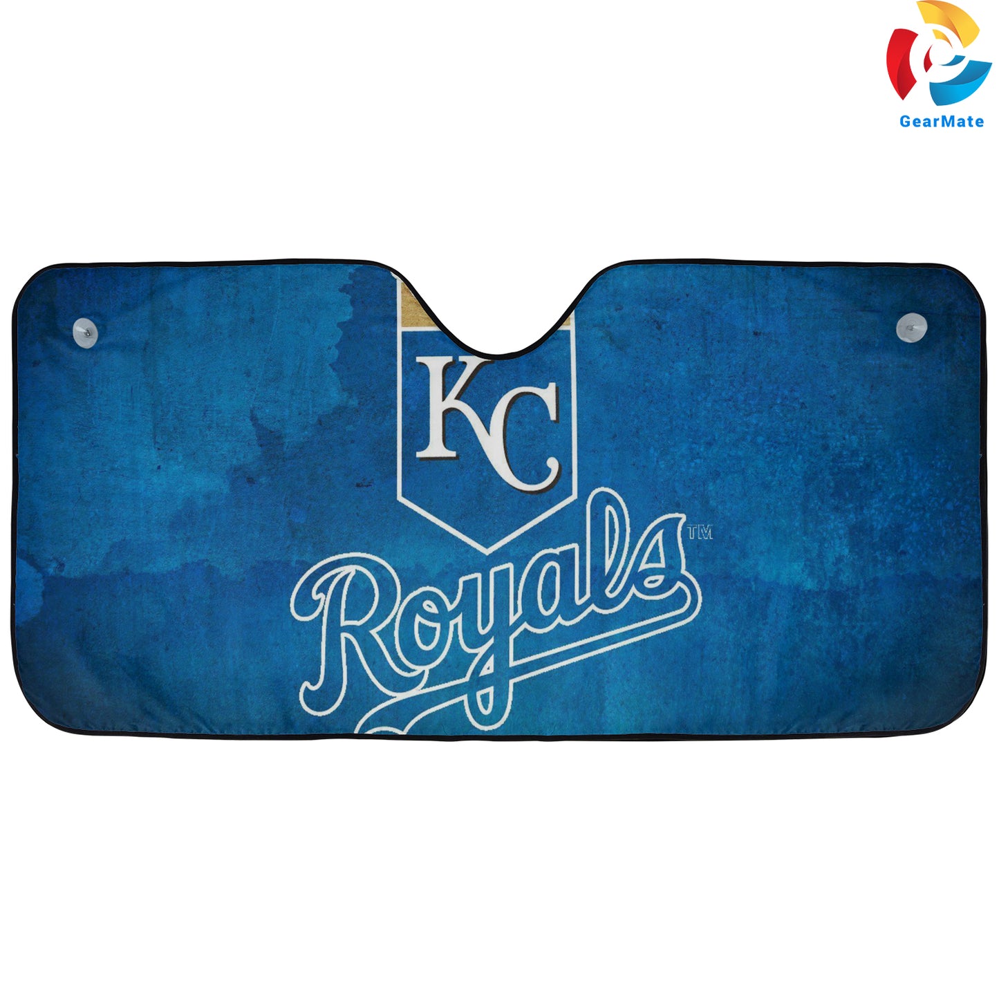 Kansas City Royals MLB Baseball The Wall Background Reflective Car Sunshade – Premium Heat & UV Protection, Universal Fit