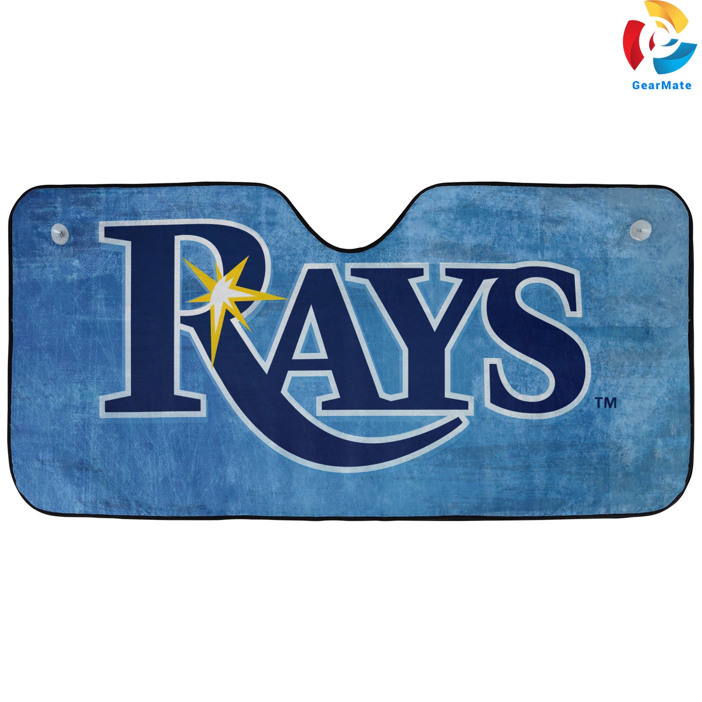 Tampa Bay Rays MLB Baseball Drive With Pride Car Cover Reflective Car Sunshade – Premium Heat & UV Protection, Universal Fit