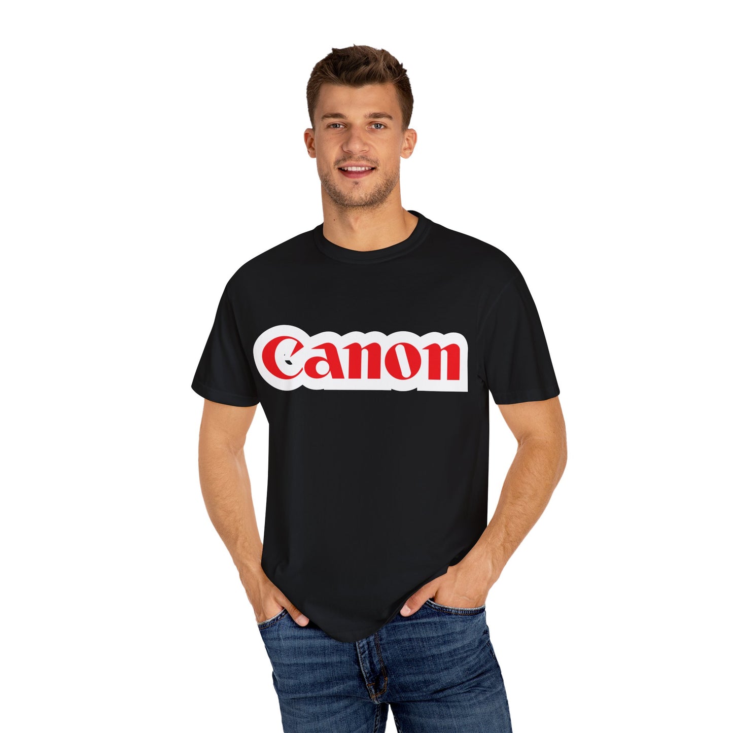 Canon Garment-Dyed T-Shirt – Premium Cotton Tee for Customization