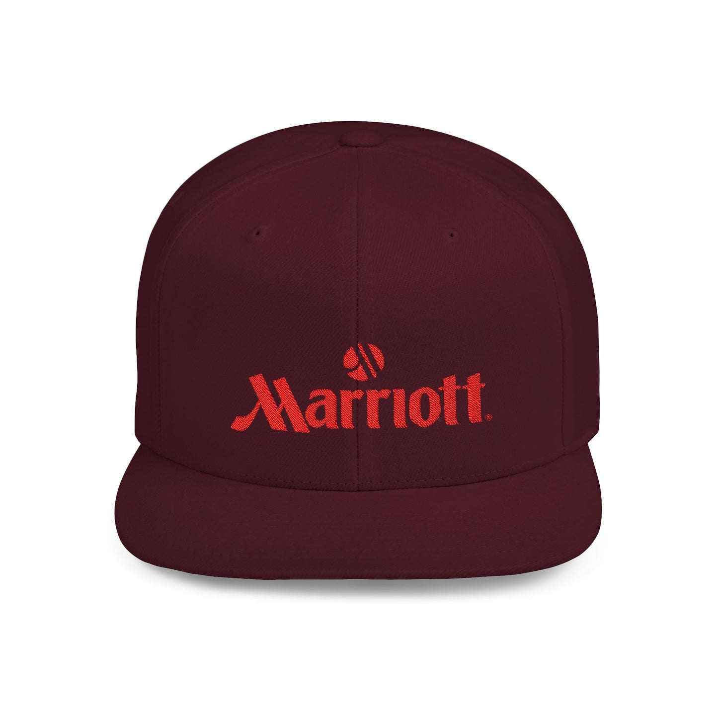 Marriott Flat Bill Snapback – Lightweight, Custom Fit, Premium Quality