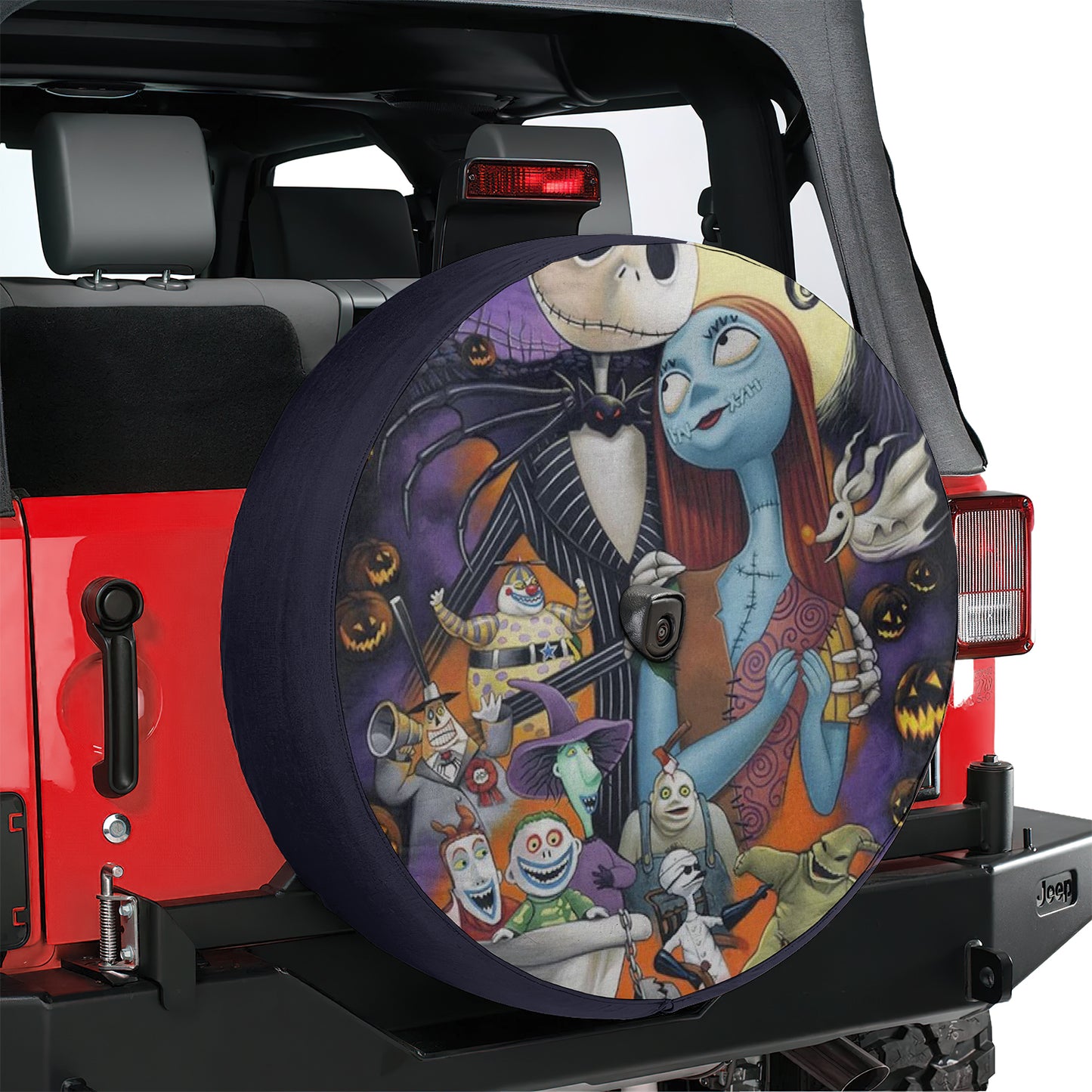Nightmare Before Christmas Spare Tire Cover – Premium Waterproof UV Resistant Protector