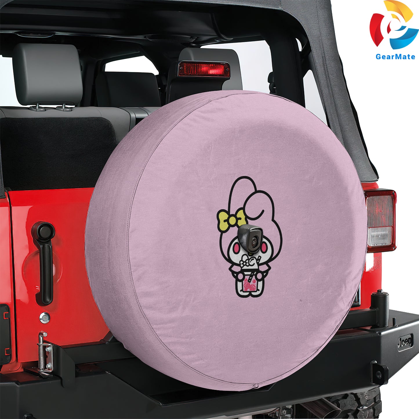 My Melody Pink Spare Tire Cover – Premium Waterproof UV Resistant Protector