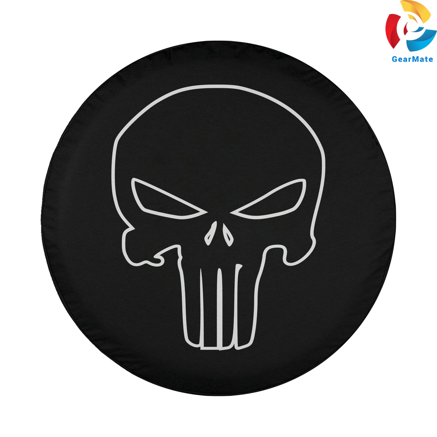 The Punisher Spare Tire Cover – Premium Waterproof UV Resistant Protector