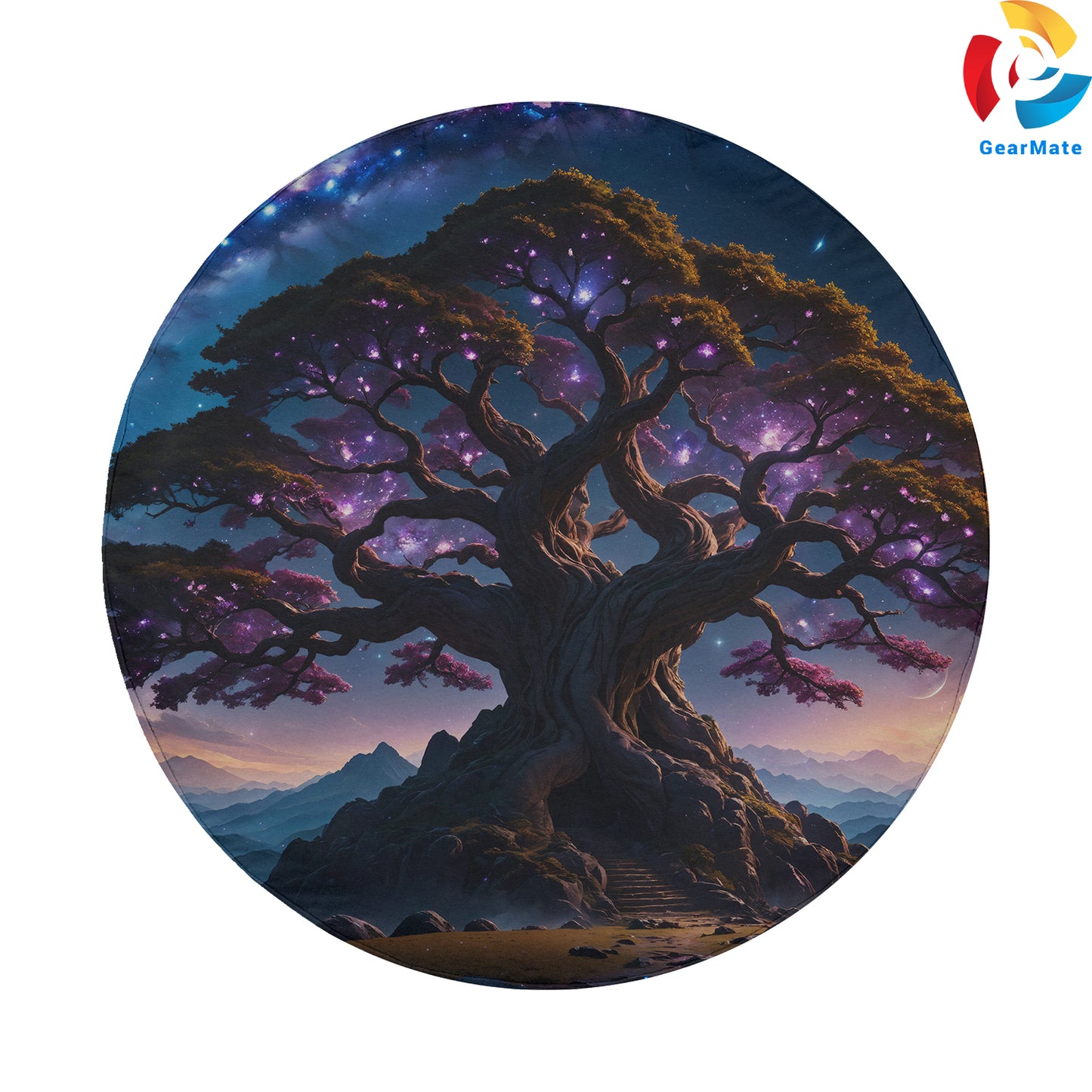 Fantasy Tree Night Sky Spare Tire Cover – Premium Waterproof UV Resistant Protector