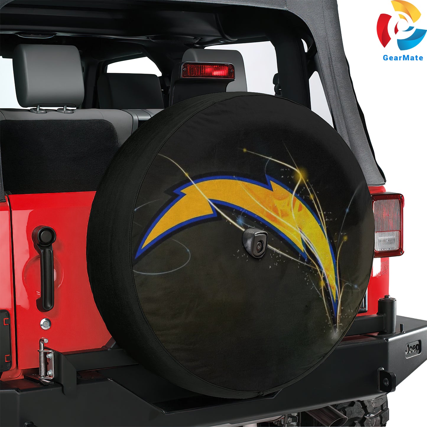 Los Angeles Chargers Spare Tire Cover – Premium Waterproof UV Resistant Protector
