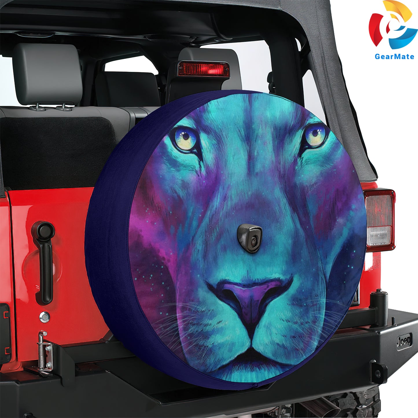 Lion Spare Tire Cover – Premium Waterproof UV Resistant Protector