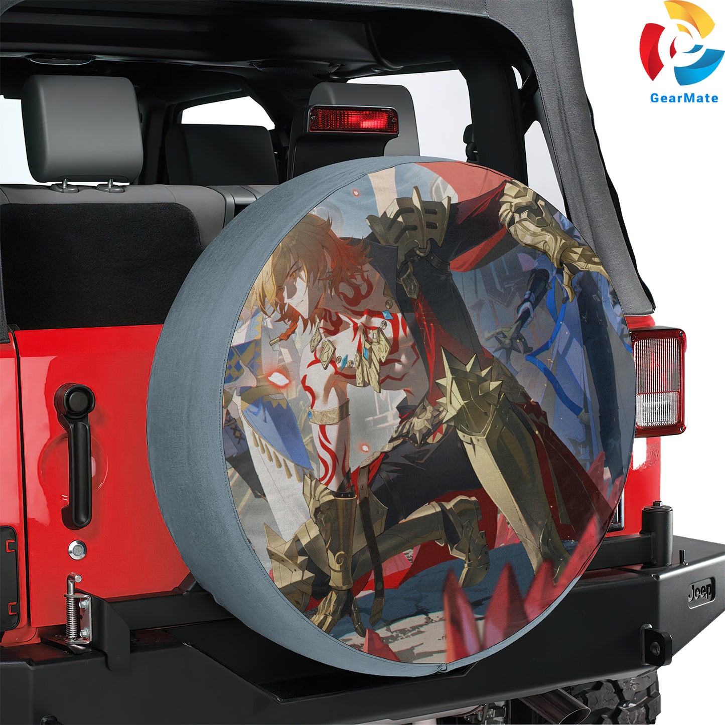 Mydei Honkai Star Rail Video Games Spare Tire Cover – Premium Waterproof UV Resistant Protector