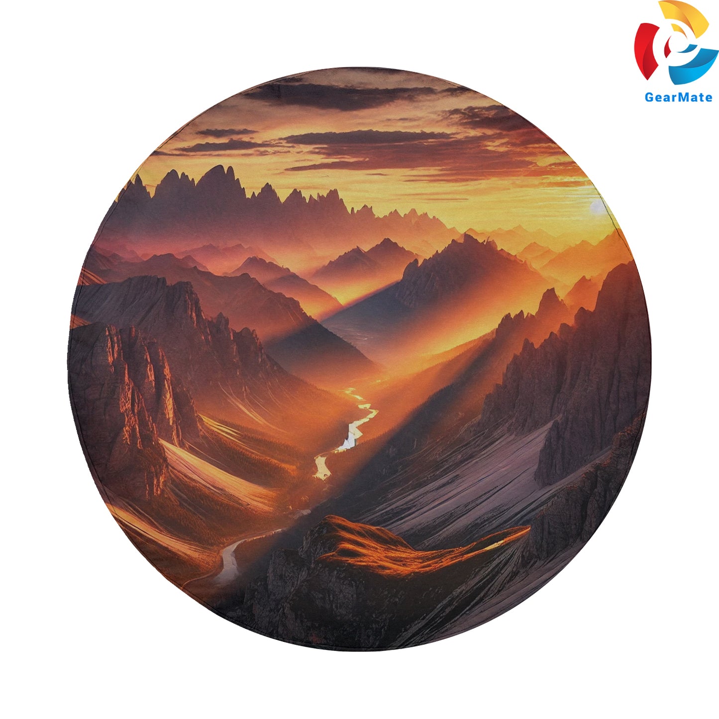 Sunset Sky Spare Tire Cover – Premium Waterproof UV Resistant Protector