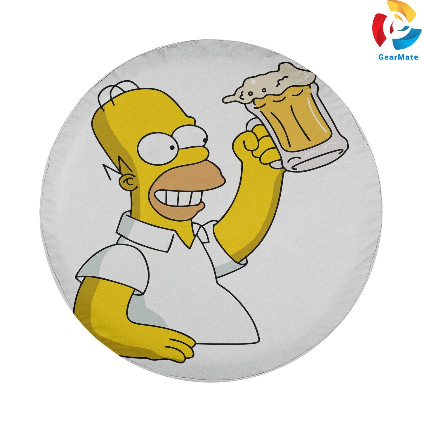 Homer Simpson Spare Tire Cover – Premium Waterproof UV Resistant Protector