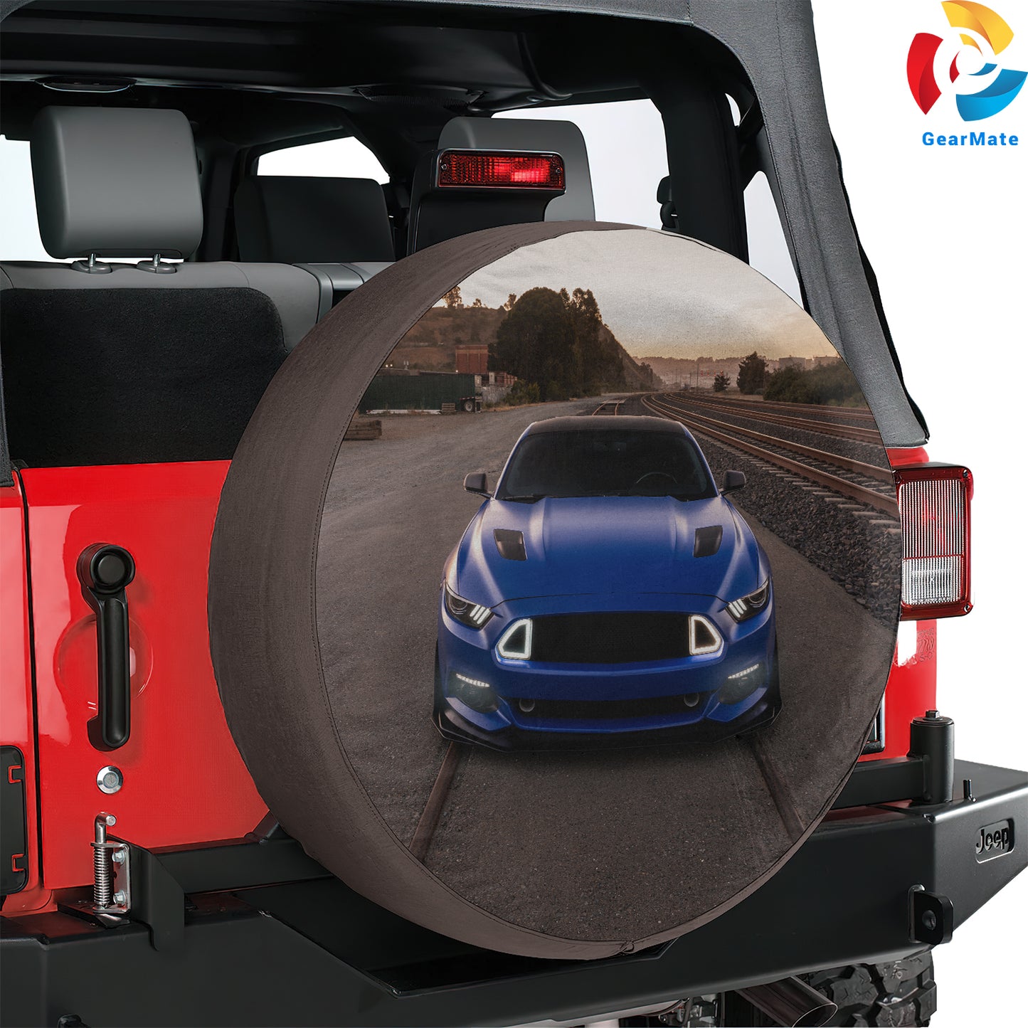 Ford Mustang Spare Tire Cover – Premium Waterproof UV Resistant Protector