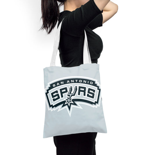 NBA San Antonio Spurs Fans Polyester Canvas Tote Bag – Durable and Stylish