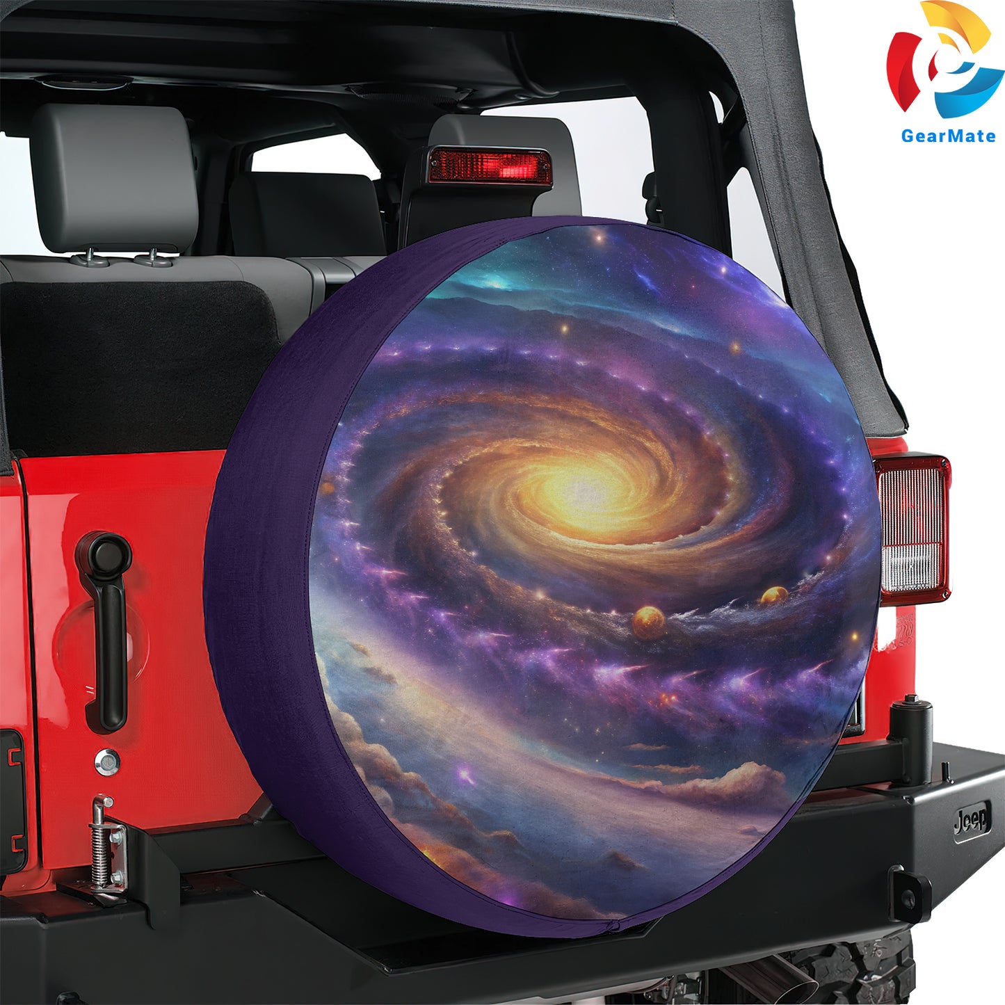 Space Milky Way Spare Tire Cover – Premium Waterproof UV Resistant Protector