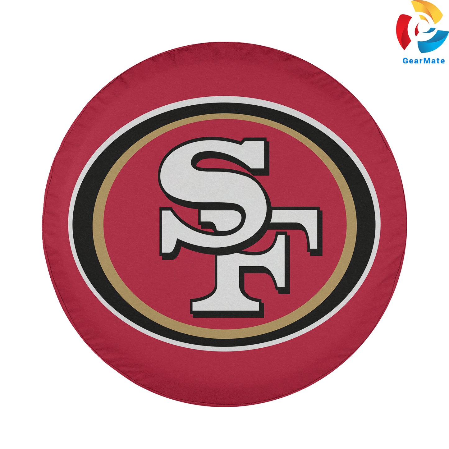 San Francisco 49ers NFL Spare Tire Cover – Premium Waterproof UV-Resistant Protector