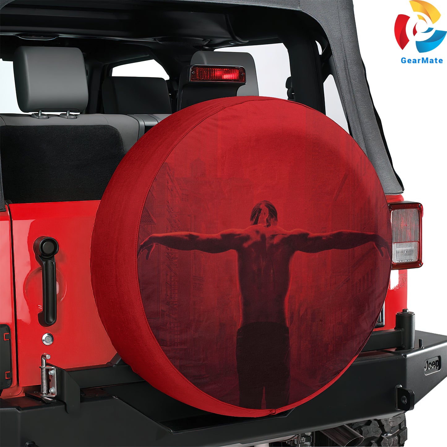 Marvel Daredevil Spare Tire Cover – Premium Waterproof UV Resistant Protector
