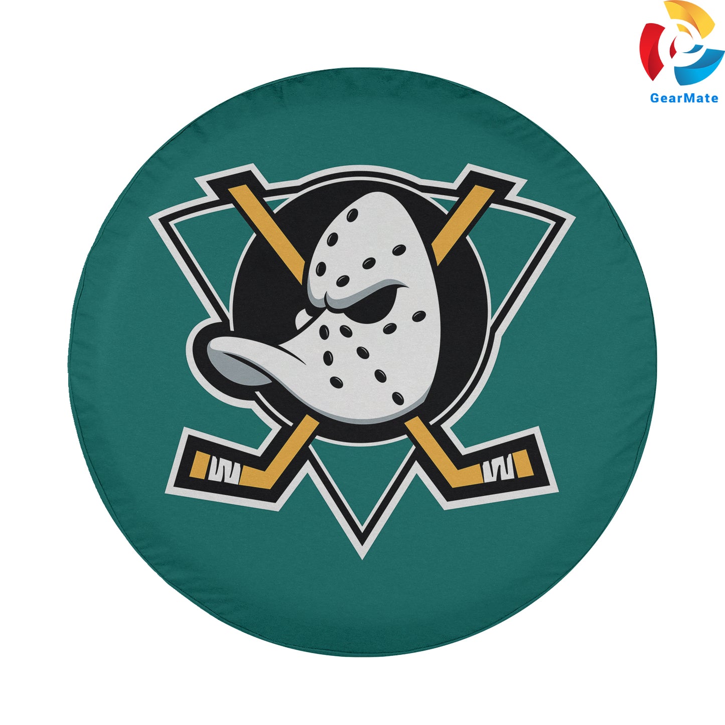 Anaheim Ducks Hockey Season Spare Tire Cover – Premium Waterproof UV-Resistant Protector