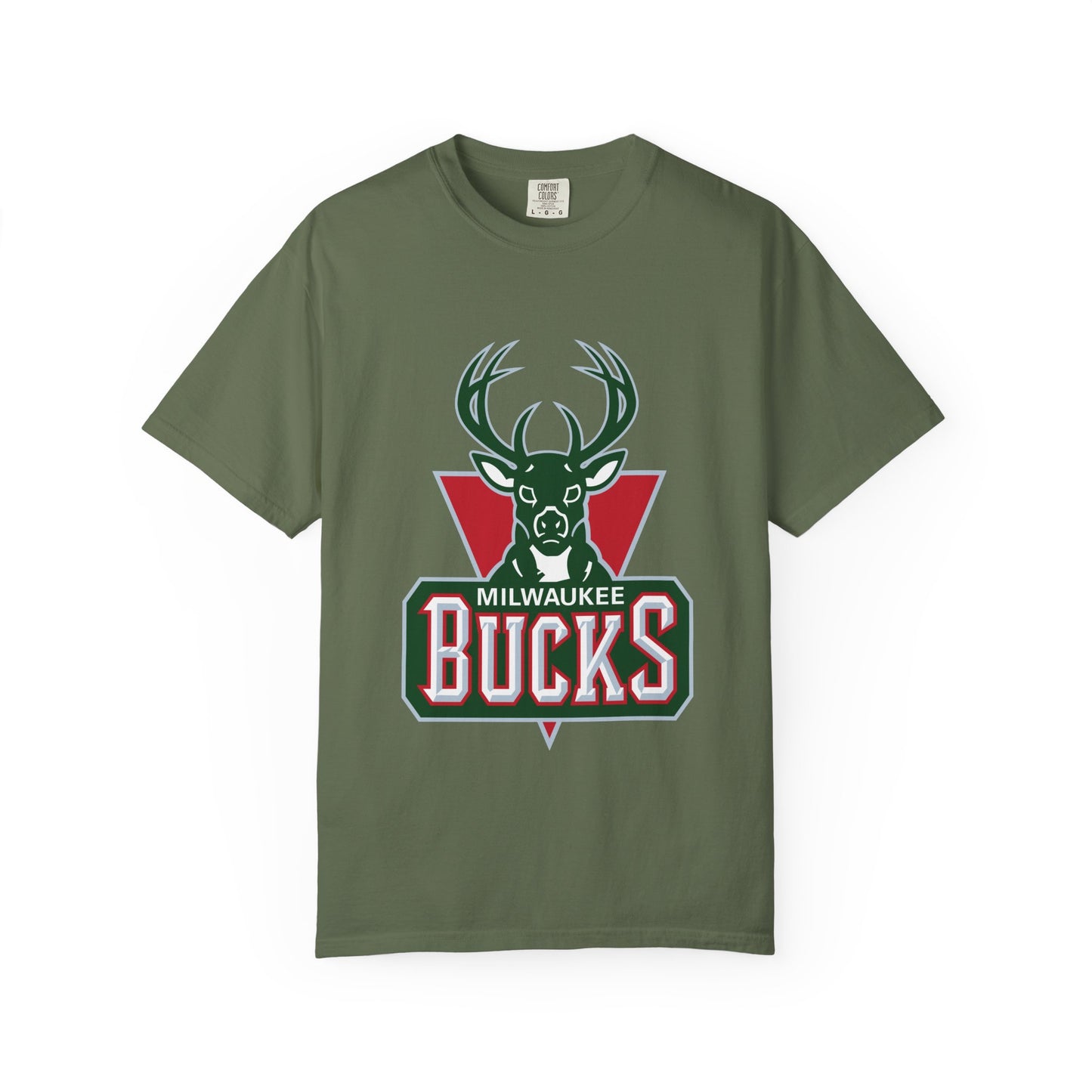 Milwaukee Bucks Strong Garment-Dyed T-Shirt – Premium Cotton Tee for Customization