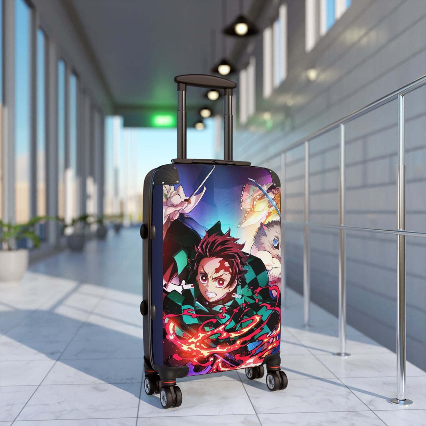 Video Games Demon Slayer Carry-On Suitcase - Stylish Luggage for Travelers