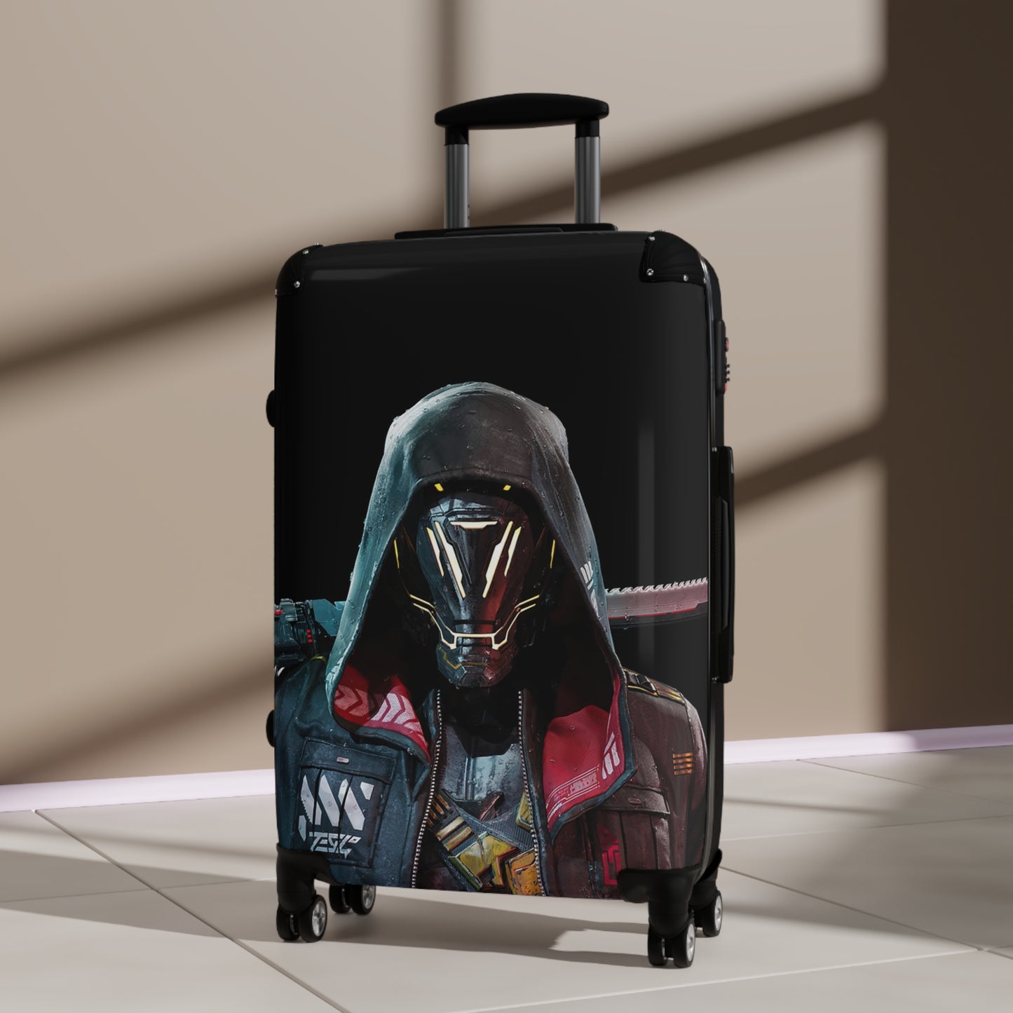 Video Games Ghost Runner Carry-On Suitcase - Stylish Luggage for Travelers