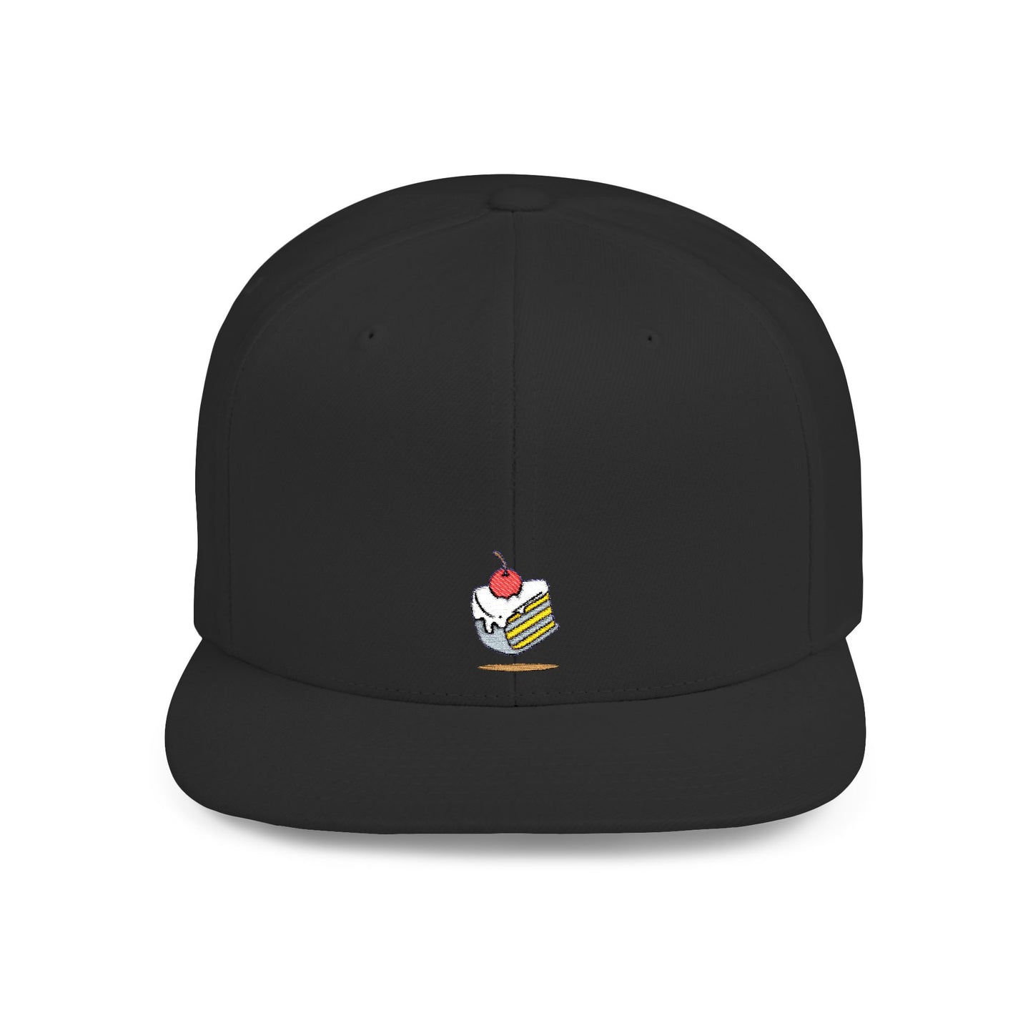 Icons Embroidered Cake Pink Flat Bill Snapback – Lightweight, Custom Fit, Premium Quality