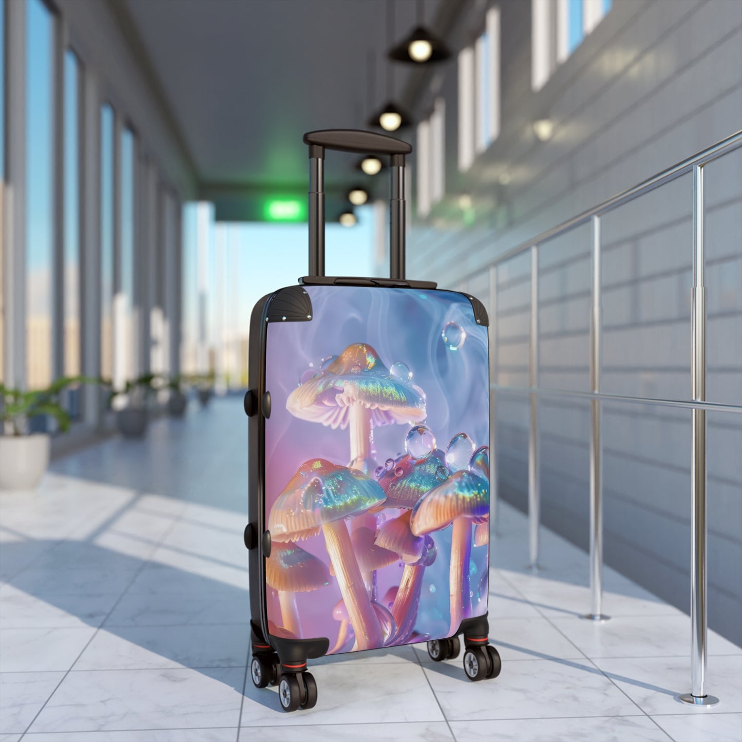 Nature Mushrooms Art Carry-On Suitcase - Stylish Luggage for Travelers