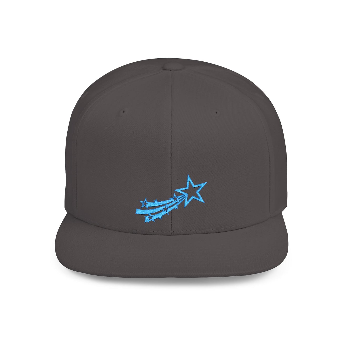 Icons Embroidered Star Comet Flat Bill Snapback – Lightweight, Custom Fit, Premium Quality