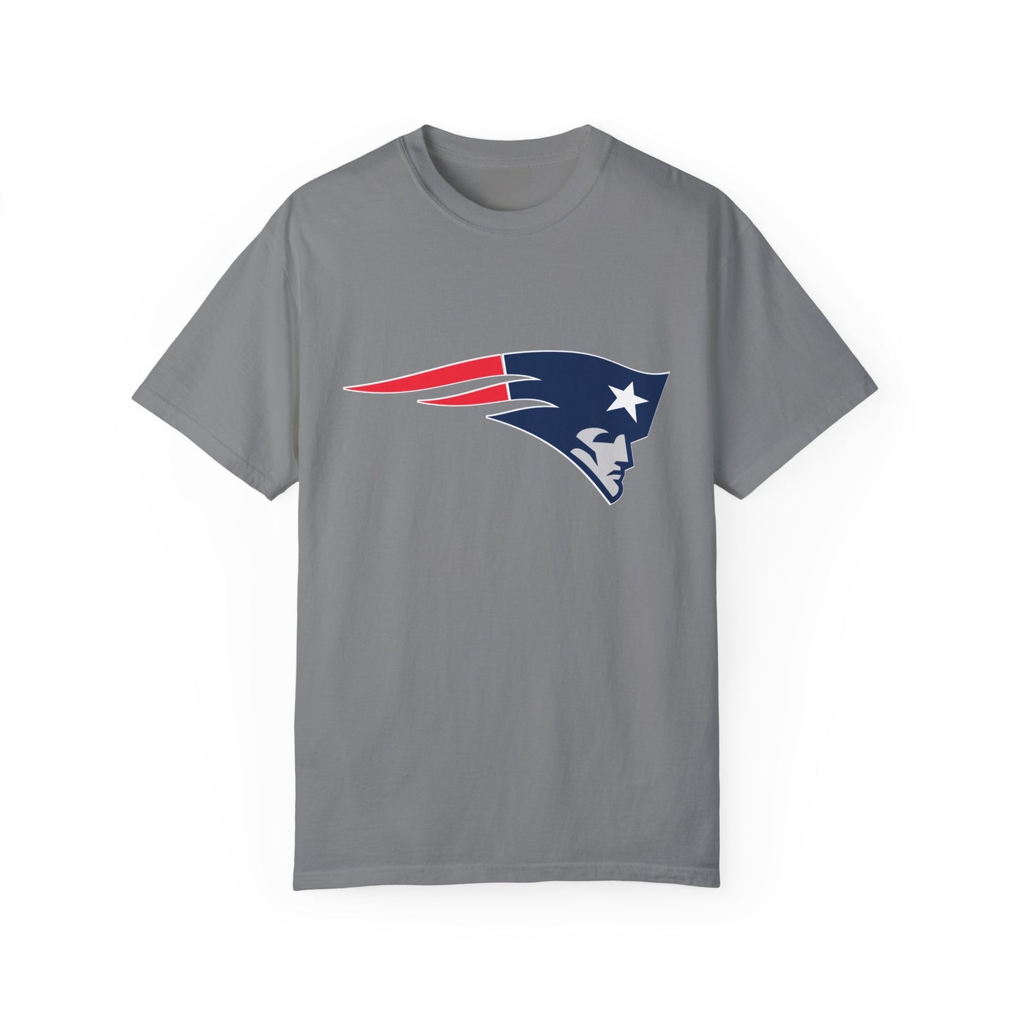 New England Patriots Gear Garment-Dyed T-Shirt – Premium Cotton Tee for Customization