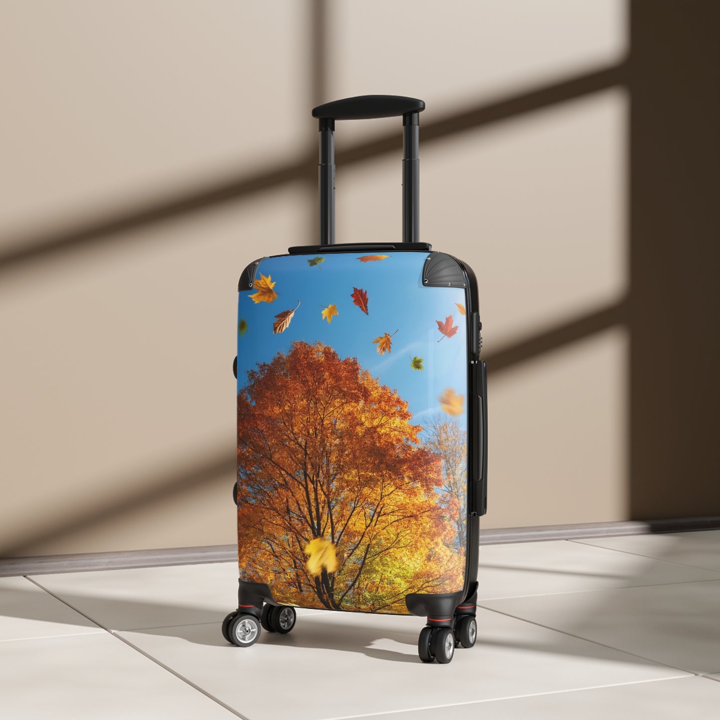 Nature Flowers Floral Leaves Art Carry-On Suitcase - Stylish Luggage for Travelers