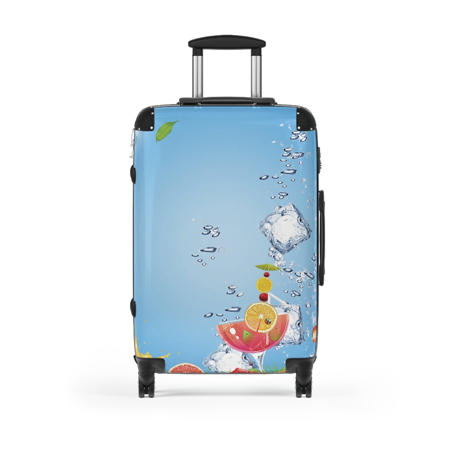 Nature Summer Iced Fruit Juice Art Carry-On Suitcase - Stylish Luggage for Travelers