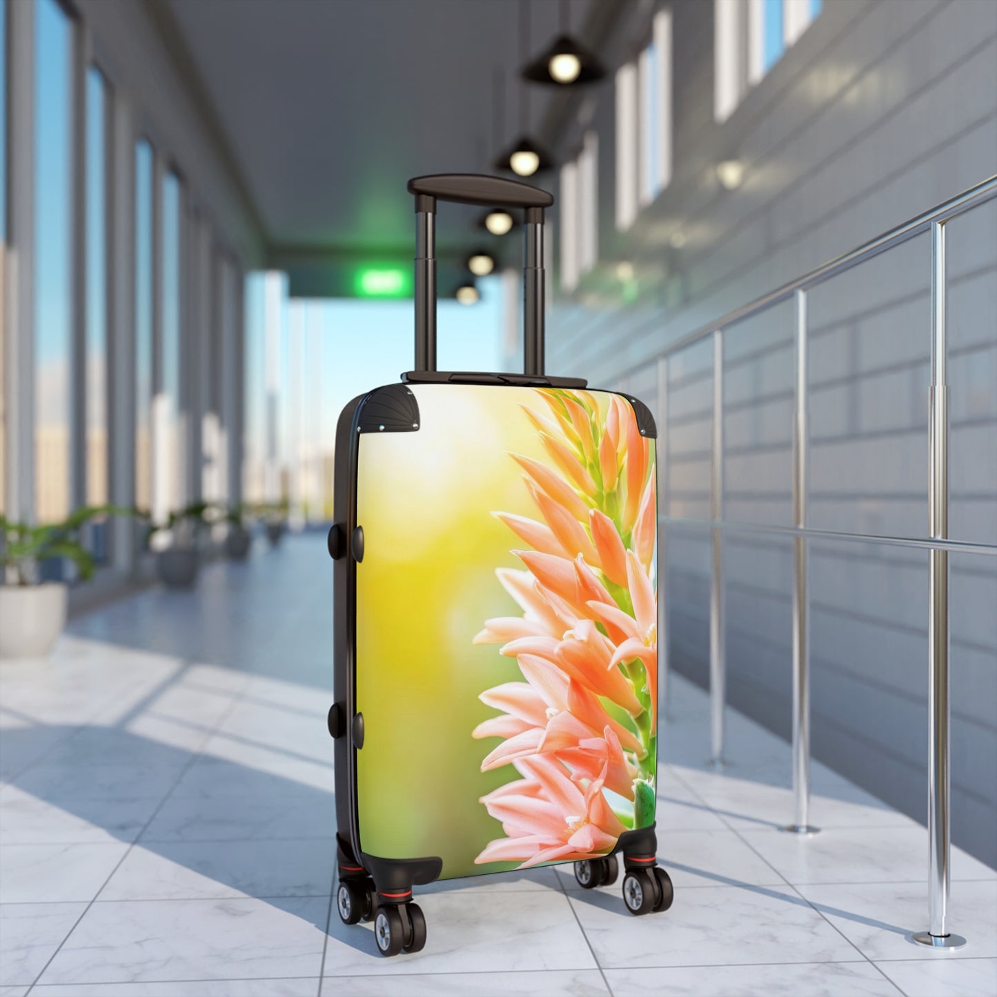 Nature Flowers Beauty and Health Art Carry-On Suitcase - Stylish Luggage for Travelers
