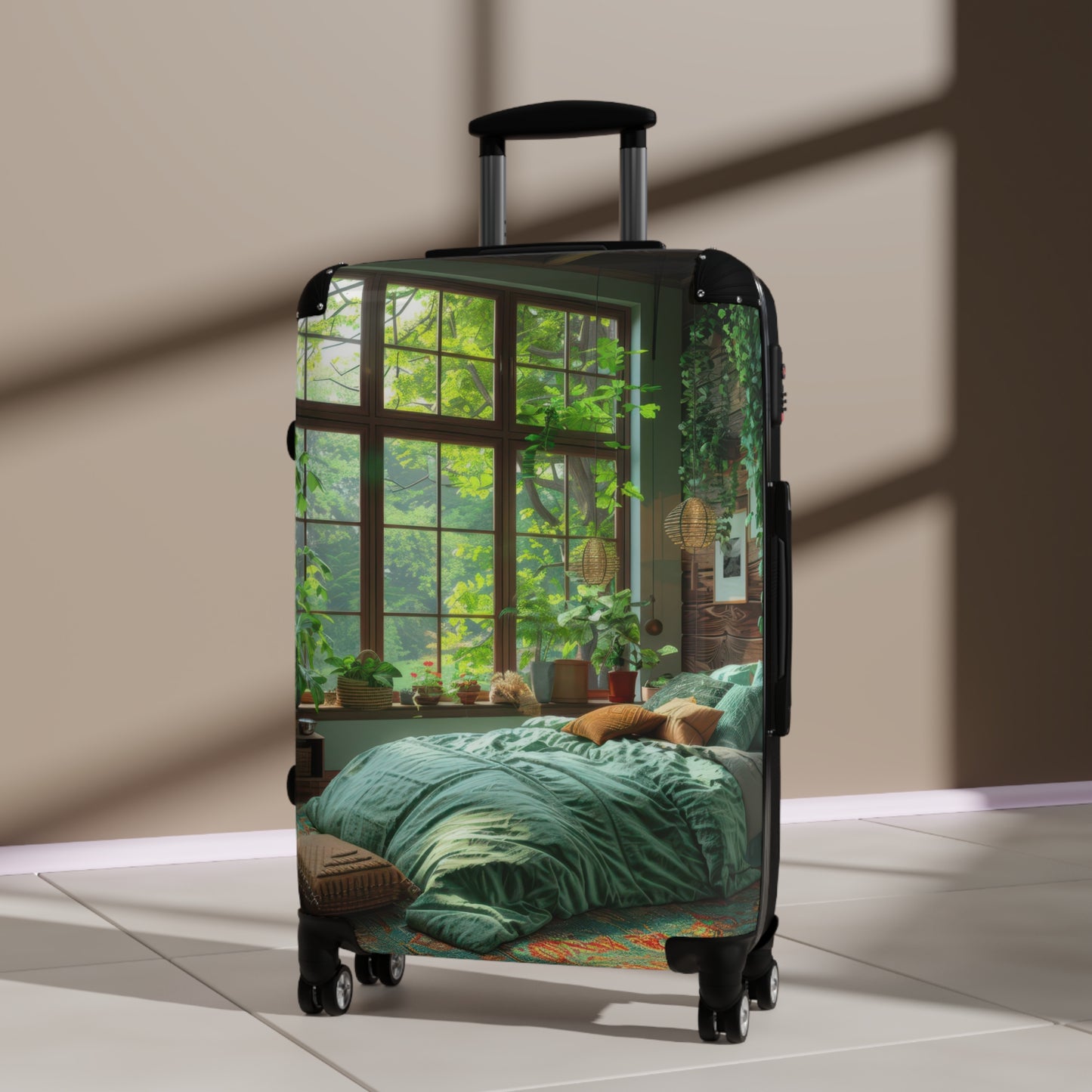 Nature Cozy Bedroom Art Carry-On Suitcase - Stylish Luggage for Travelers